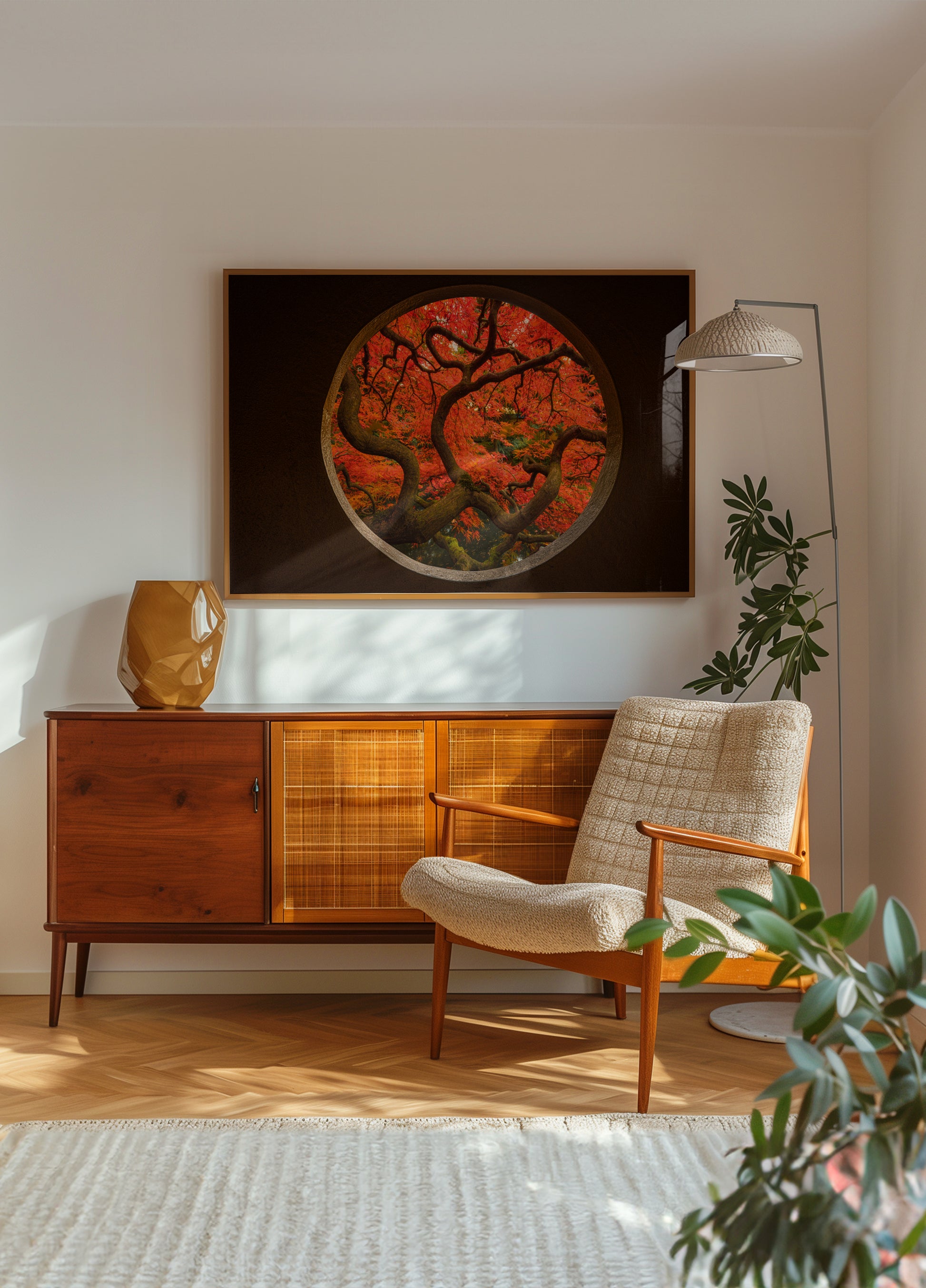 Herbstliches Ahornportal