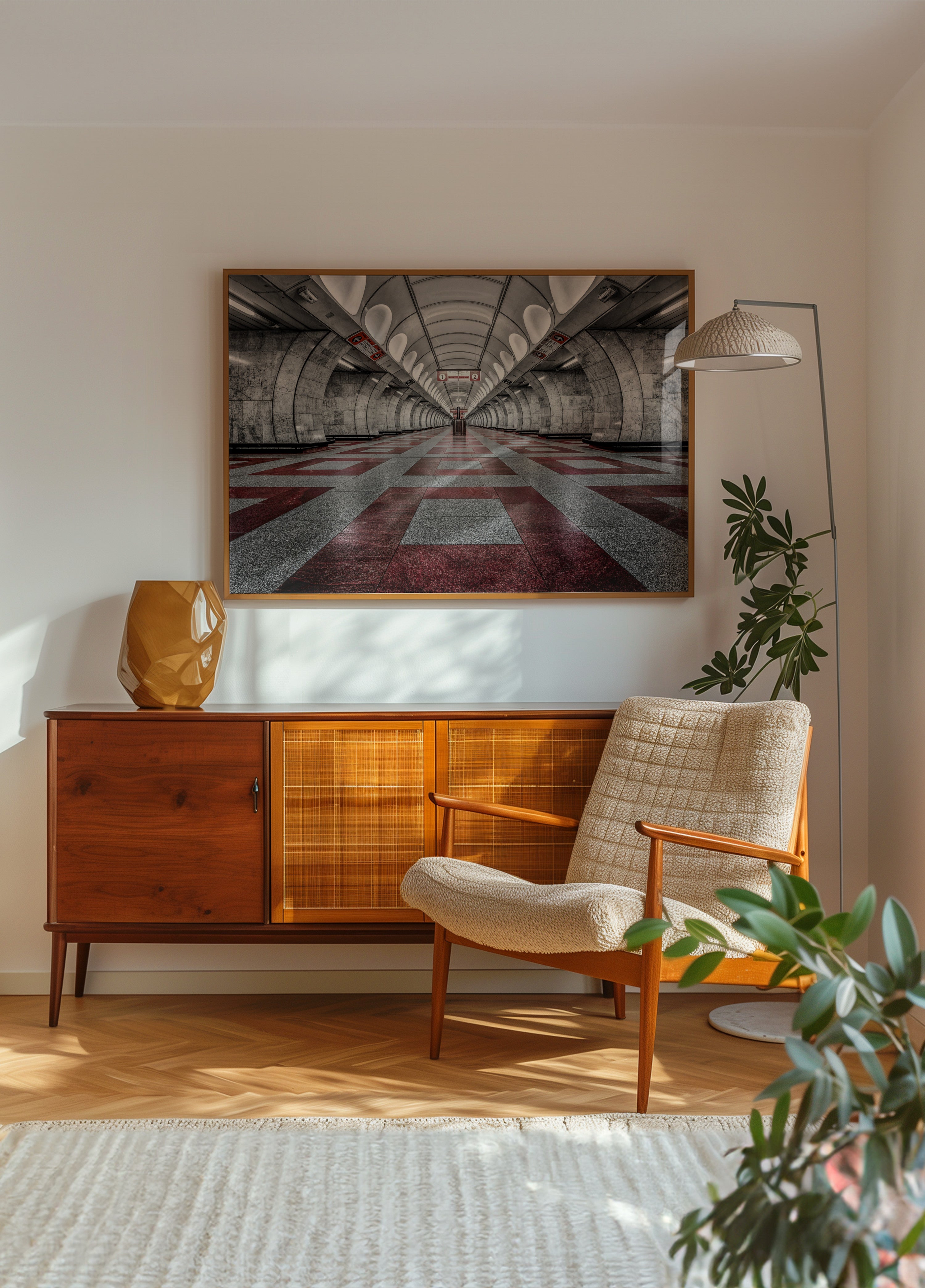Tiefe U-Bahn-Geometrie