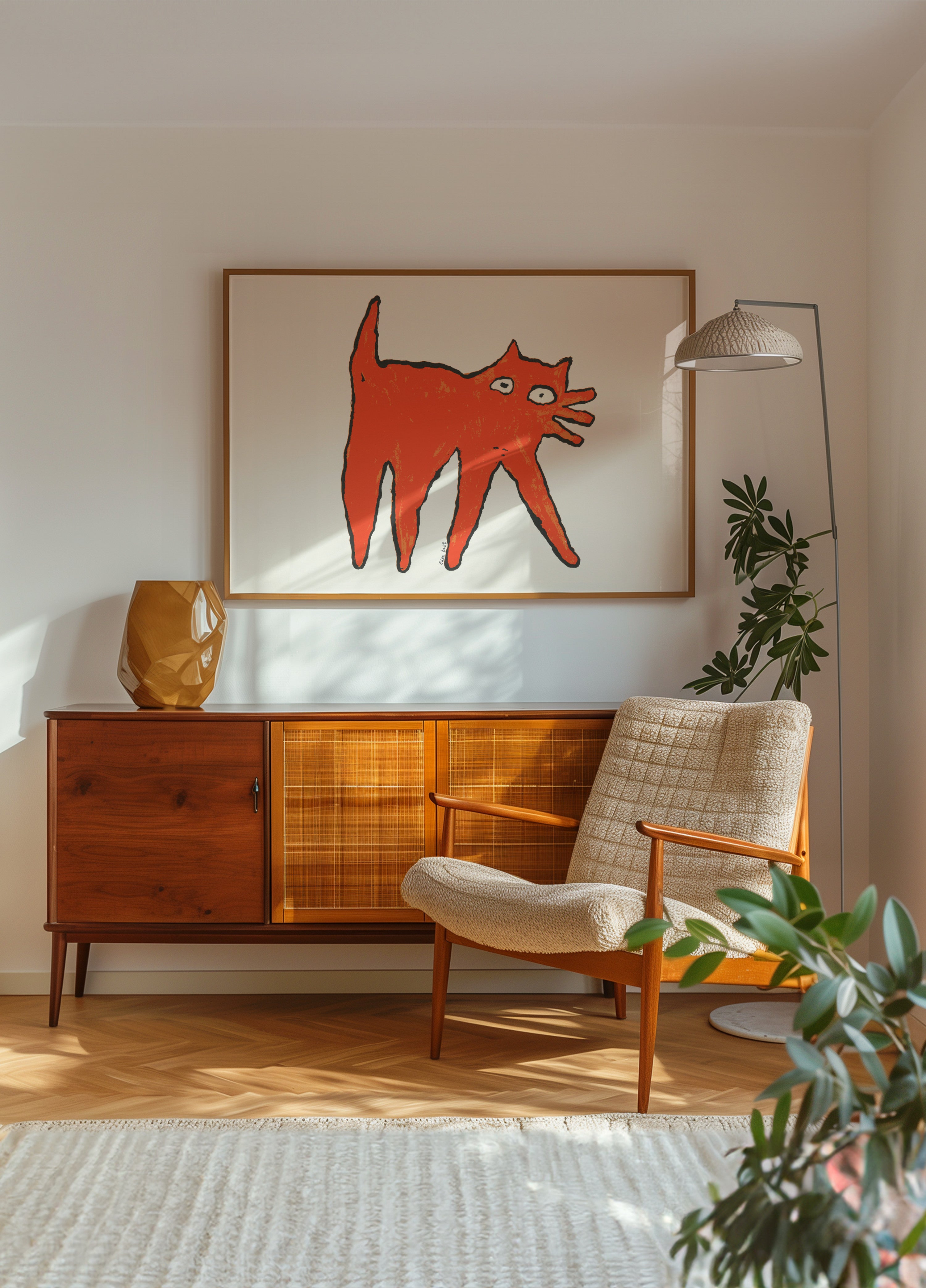 Orange Katze