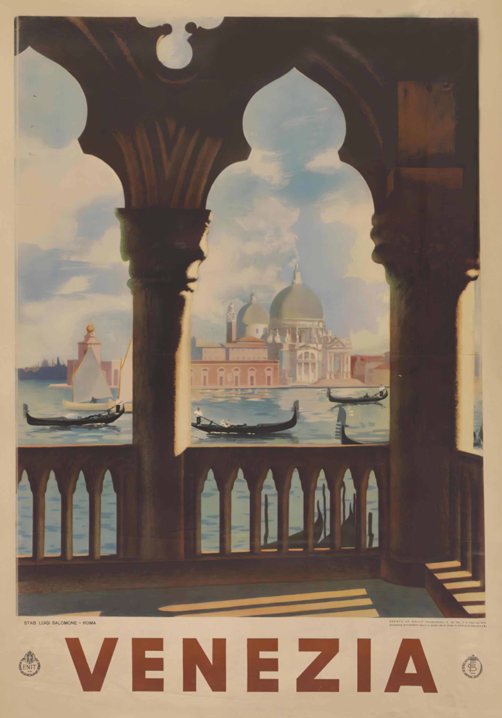 Blick auf den Canal Grande von Venedig