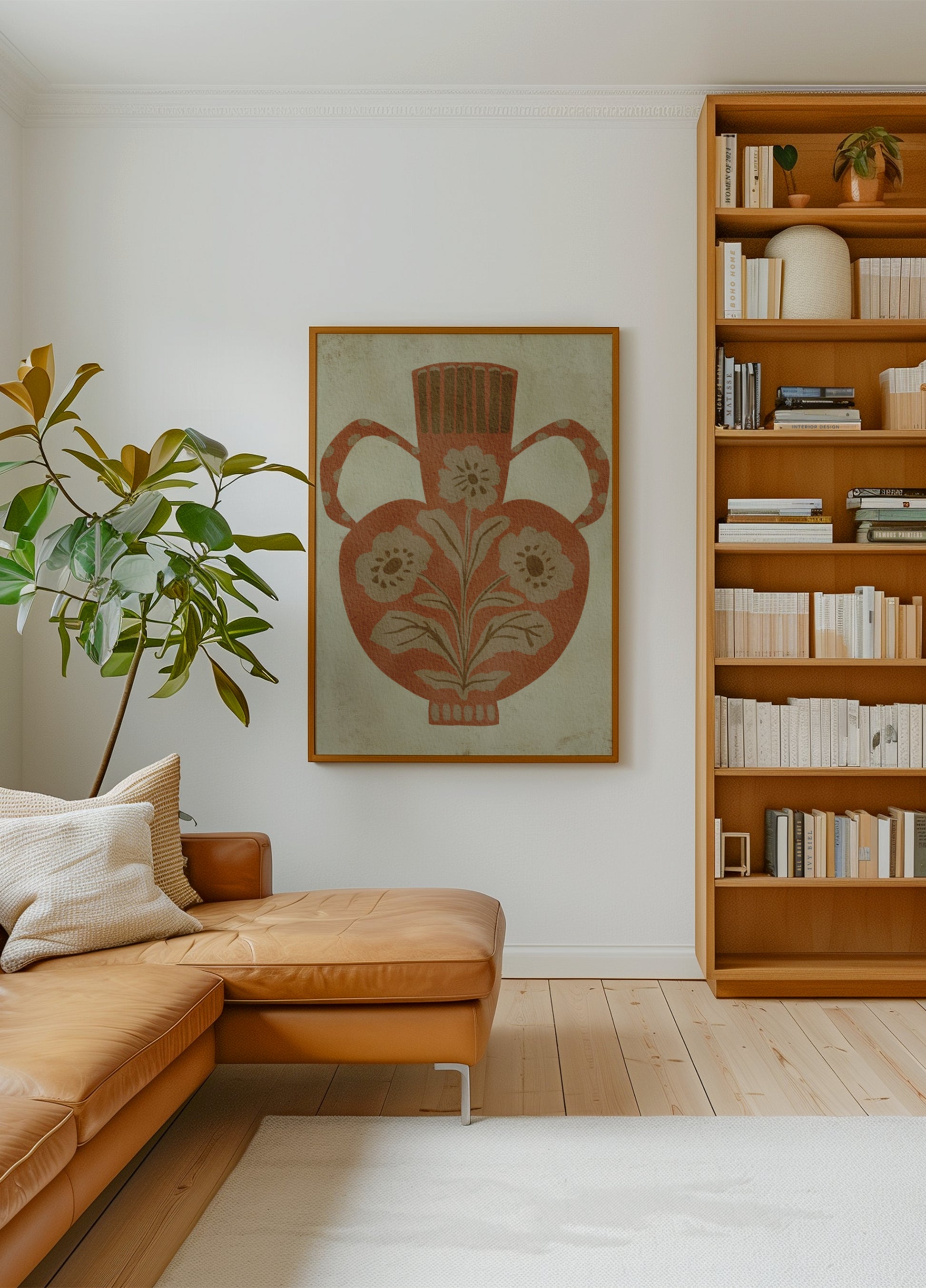 Rustikale Blumenvase