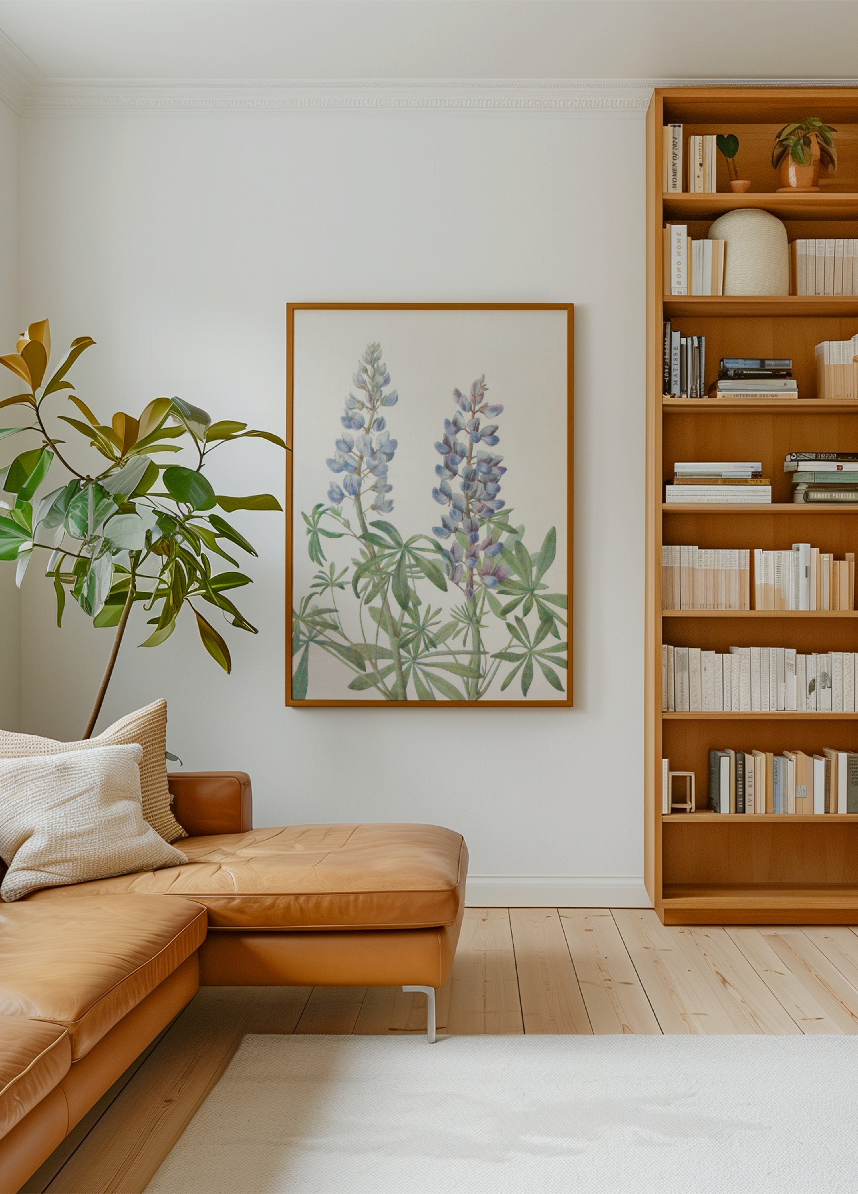 Sonnenuhr Lupine aus nordamerikanischen Wildblumen (1925) von Mary Vaux Walcott