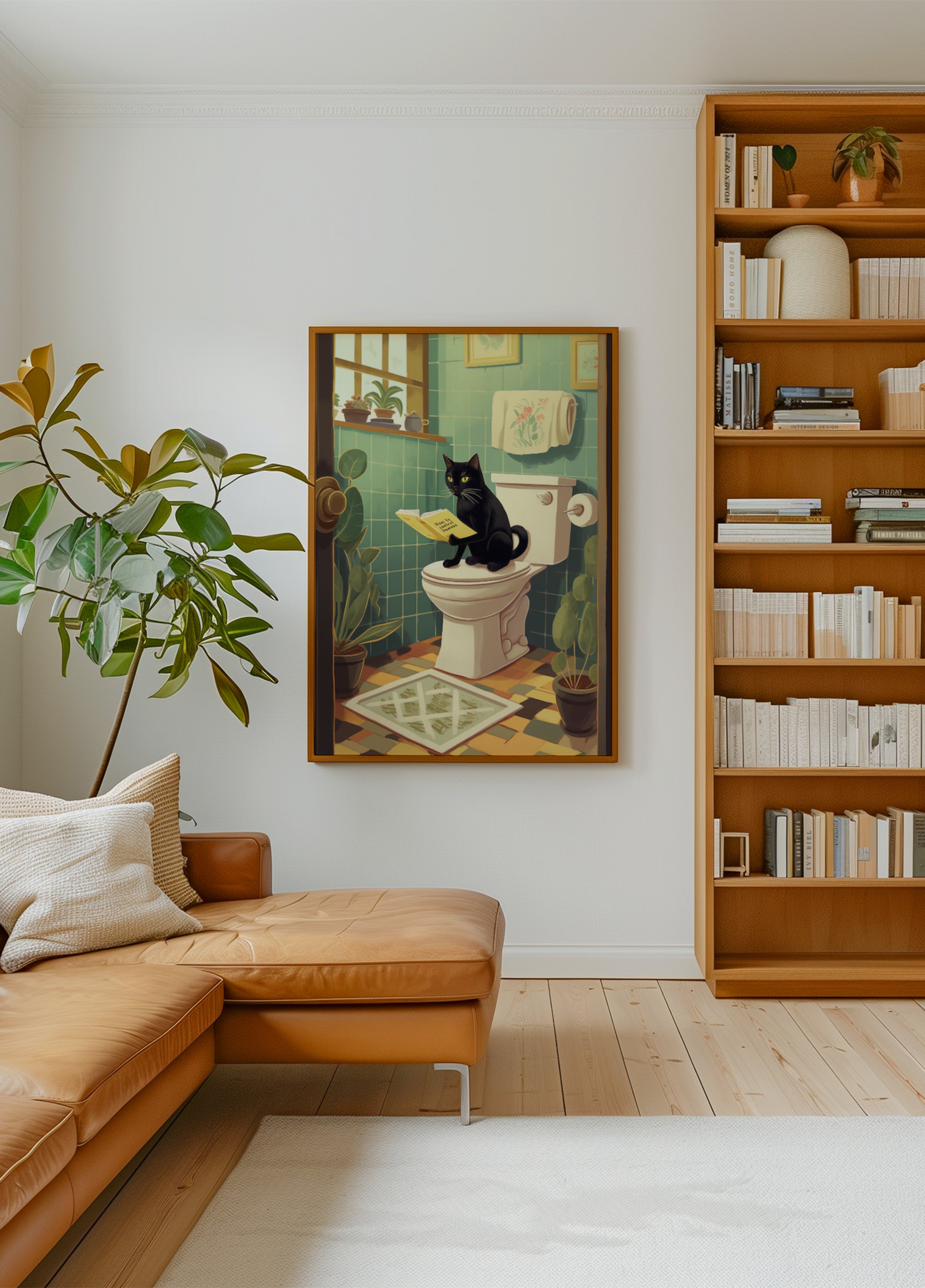 Das Badezimmer der schelmischen Katze lesen