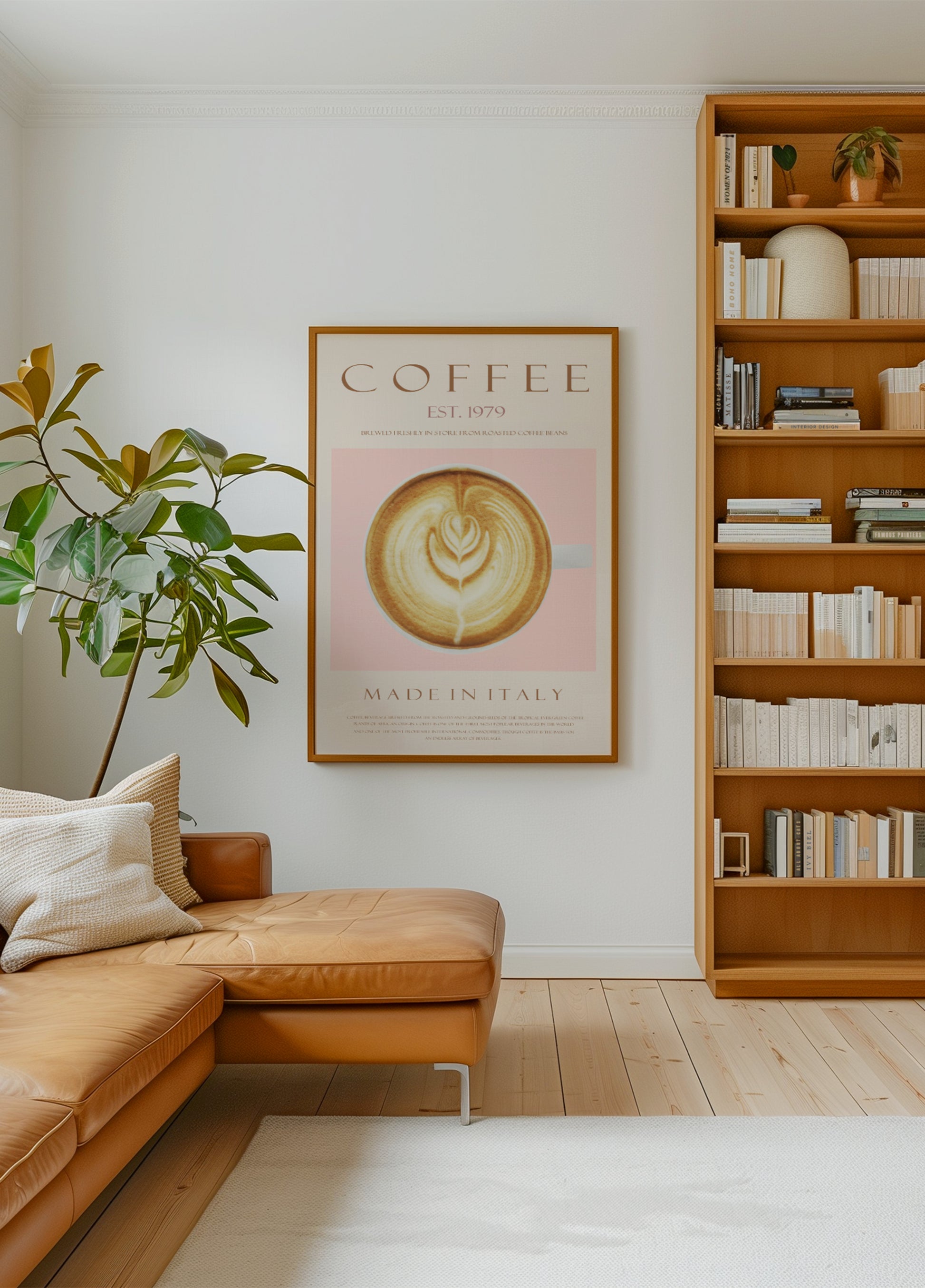Eleganter Morgenlatte