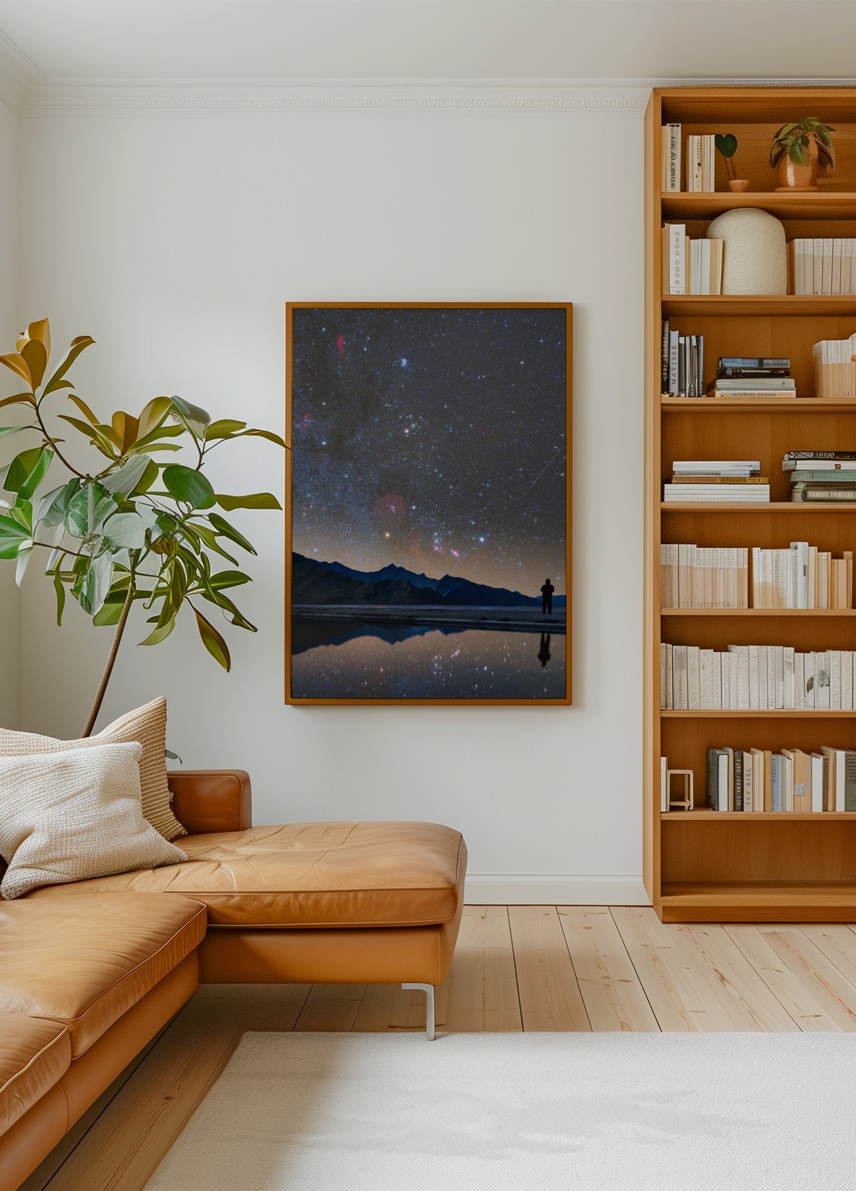 Stargazer Nachthimmelreflexion