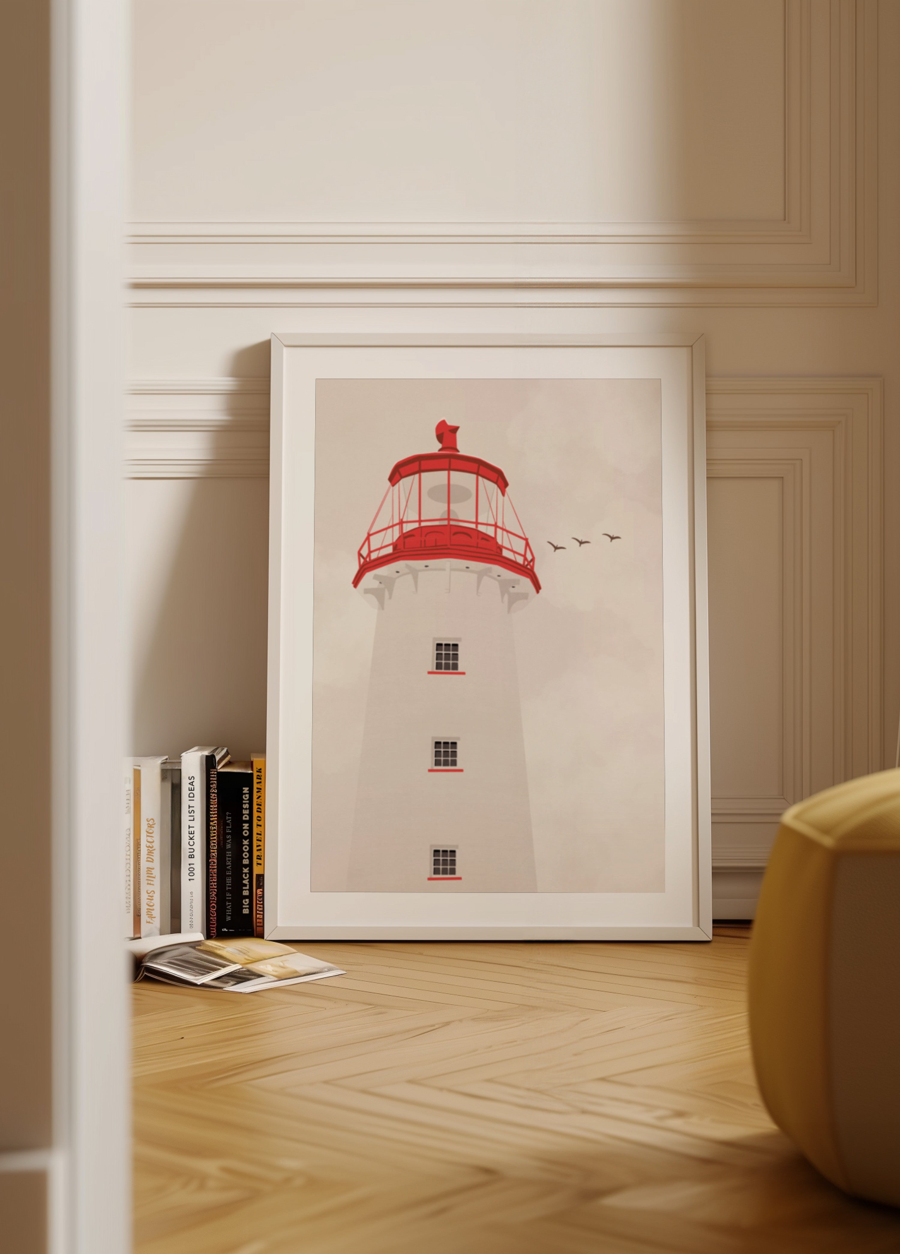 Küstenroter Leuchtturm