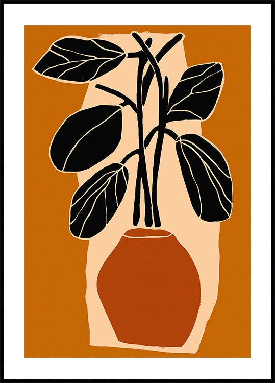 Bold Leaf Silhouette (NEW) - Posterbox