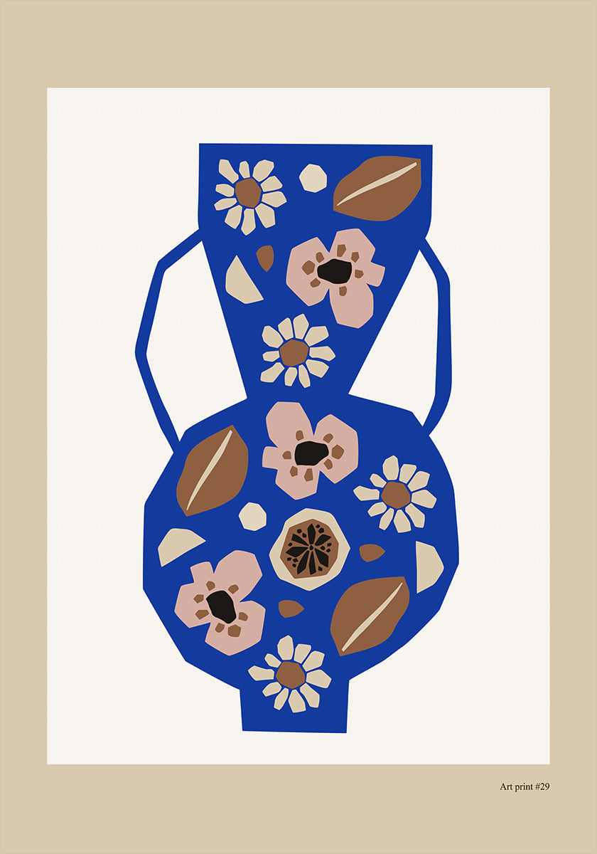 Floral Vase Harmony - Posterbox