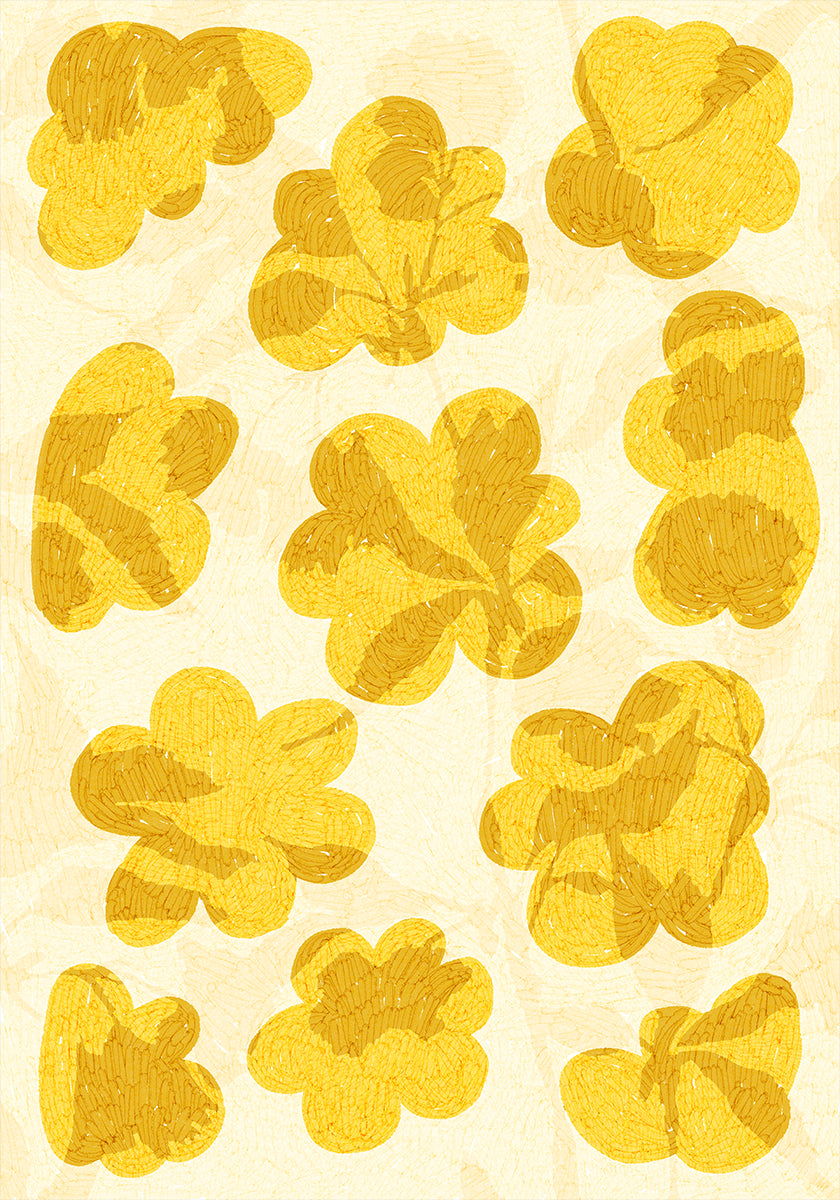 Golden Blooms - Posterbox