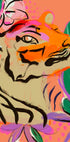 Vibrant Tiger Bloom Plakat - Posterbox