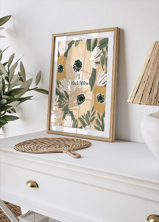 Floral Love Note (NEW) - Posterbox
