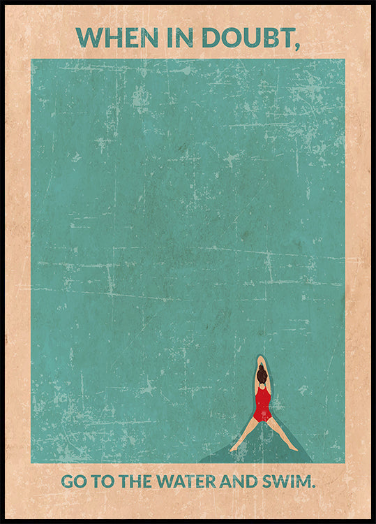 Open Water Standard Wall Art - Posterbox
